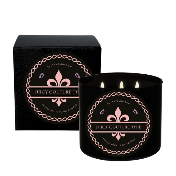 Juicy Couture Type 3 Wick Candle - Picture 2 of 2